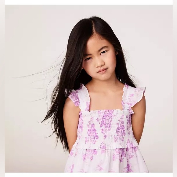 Janie and Jack The Emily Floral Smocked Sundress - Picture 6 of 12